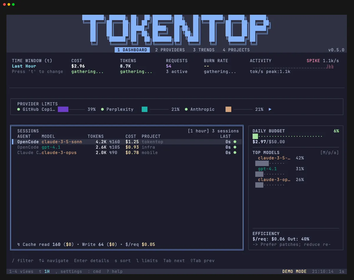 Catppuccin Mocha theme preview